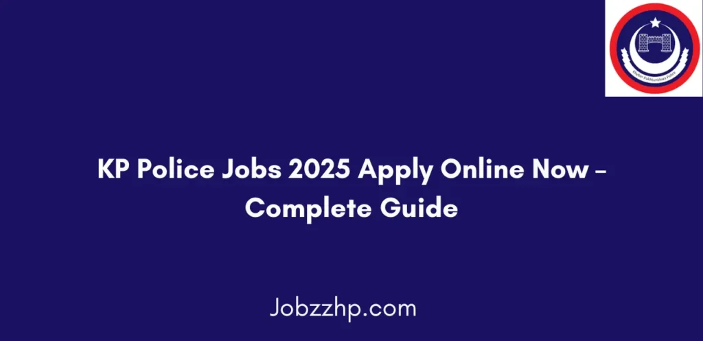 KP Police Jobs 2025 Apply Online Now Latest Career Opportunities